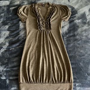 Delirious Los Angeles Gray Dress